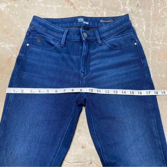 Mavi Indigo Move Ida Mid Rise Mermaid Flare Blue Jeans Stretch Size 28 X 34” - Picture 8 of 11